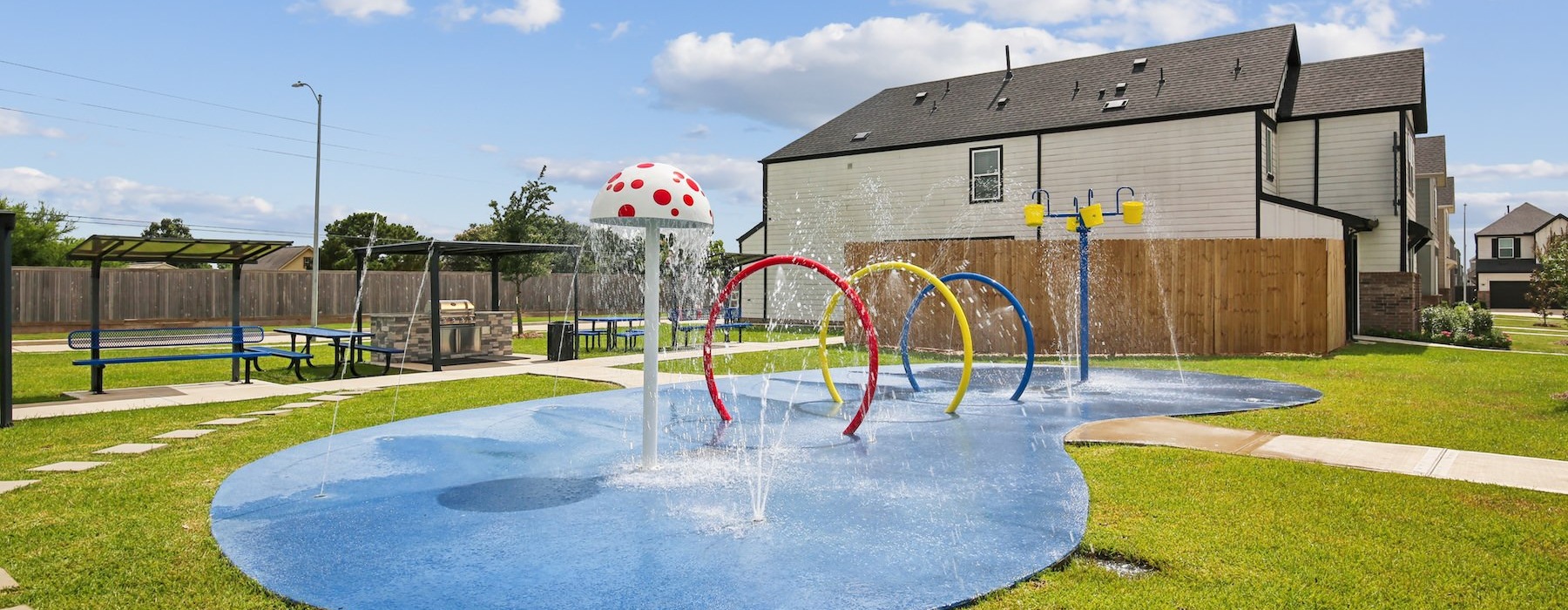 outdoor splash pad